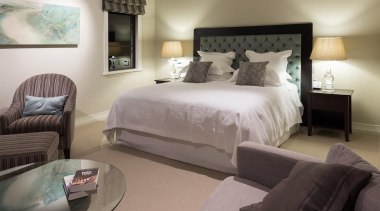 Mellons Bay 19 - bed | bed frame bed, bed frame, bedroom, ceiling, floor, furniture, home, interior design, room, suite, wall, gray