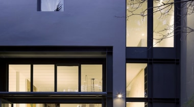 Architect: Architect PrineasPhotography by Chris Warnes architecture, building, daylighting, facade, home, house, interior design, real estate, residential area, window, black