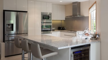 glass splashback, stone tops - Martin Kitchen - cabinetry, countertop, cuisine classique, home appliance, interior design, kitchen, real estate, room, gray