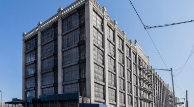 AA Studio is currently in the process of apartment, architecture, brutalist architecture, building, city, commercial building, condominium, corporate headquarters, daytime, facade, headquarters, landmark, metropolis, metropolitan area, mixed use, neighbourhood, residential area, sky, skyscraper, tower block, teal