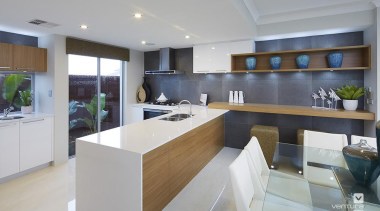 Kitchen design. - The Meridian Two Storey Display countertop, interior design, kitchen, real estate, gray