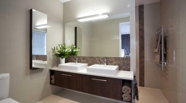 Floating cabintery - Bathroom - bathroom | bathroom bathroom, bathroom accessory, home, interior design, property, real estate, room, sink, gray