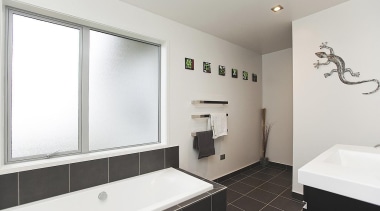 For more information, please visit www.gjgardner.co.nz bathroom, floor, home, interior design, property, real estate, room, window, white