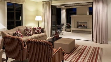 Mellons Bay 17 - interior design | living interior design, living room, room, suite, brown, orange