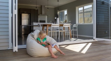 Tauranga Showhome - Tauranga Showhome - deck | deck, door, floor, flooring, hardwood, home, house, laminate flooring, outdoor structure, porch, window, wood, wood flooring, gray, black