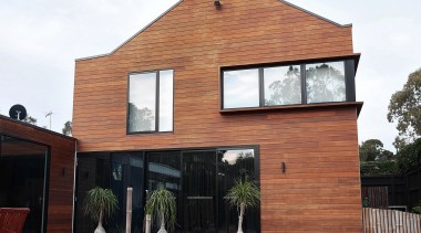 YSC Architects haven't retained much from the original architecture, building, elevation, facade, home, house, property, real estate, residential area, siding, window, white