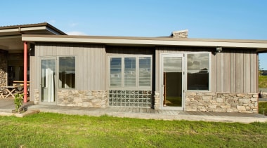 See the range here https://www.fairviewwindows.co.nz/windows/ cottage, elevation, facade, home, house, property, real estate, window, brown, teal