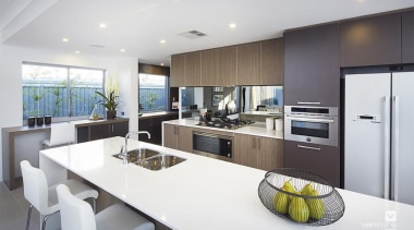 Kitchen design. - The Lexington Two Storey Display countertop, interior design, kitchen, real estate, gray, white