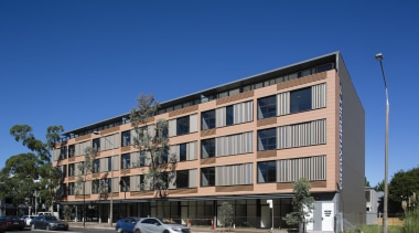 The ceramic building facade system – Available from apartment, architecture, building, commercial building, condominium, corporate headquarters, facade, headquarters, house, metropolitan area, mixed use, neighbourhood, property, real estate, residential area, sky, tower block, blue