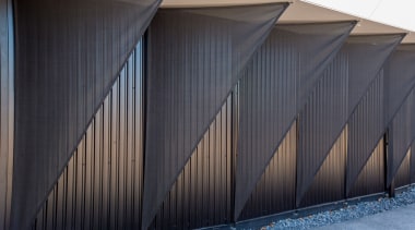 Chrysalis-119 - Chrysalis 119 - architecture | building architecture, building, daylighting, facade, house, line, roof, shed, siding, sky, structure, wood, black, gray