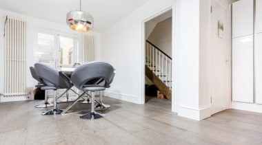 White house 2 - White house_2 - chair chair, floor, flooring, furniture, hardwood, home, house, interior design, laminate flooring, product design, property, real estate, table, tile, wall, wood, wood flooring, gray, white