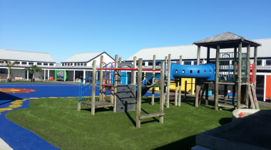 Pre-school, primary &amp; seconday education - Pre-school, primary city, leisure, outdoor play equipment, playground, public space, recreation, teal