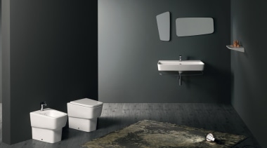 Degrade - angle | bathroom | bathroom accessory angle, bathroom, bathroom accessory, bathroom cabinet, bathroom sink, bidet, floor, interior design, plumbing fixture, product, room, sink, tap, toilet, wall, black