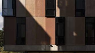 Carlaw Park Student Village in Auckland accommodates students architecture, building, facade, house, black