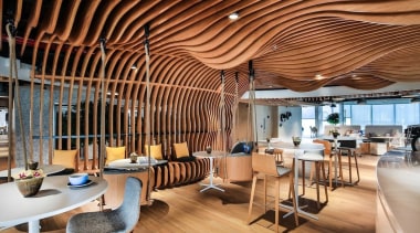 Smart Dubai - Smart Dubai - ceiling | ceiling, interior design, restaurant, brown, orange