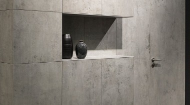 Beton - internal wall installation - Beton - architecture, concrete, floor, plumbing fixture, product design, tap, tile, wall, gray
