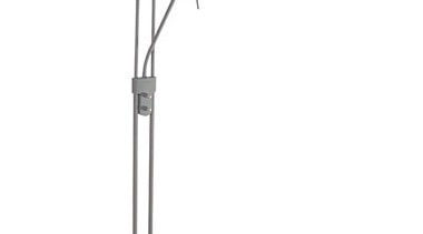FeaturesThe sleekly designed Alena floor lamp features a light fixture, lighting, product design, white