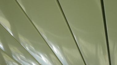 The beautiful 200mm Louvre Blades in a closed ceiling, daylighting, light, line, structure, green