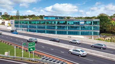 NOMINEEGHD Centre (1 of 4) - Resene Green asphalt, car, controlled access highway, fixed link, highway, infrastructure, lane, metropolitan area, motor vehicle, overpass, plant, road, skyway, transport, white, gray