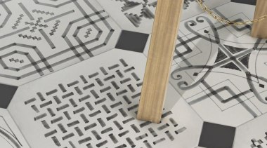 200x200mm  octagonal + 40x40mm square glazed porcelain design, font, material, pattern, product design, gray