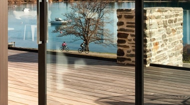 We know there’s nothing quite like the feeling door, outdoor structure, window, wood, orange