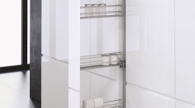 Vauth Sagel VS TAL WIRO Rack 15 Tall bathroom accessory, display case, furniture, product, shelving, white