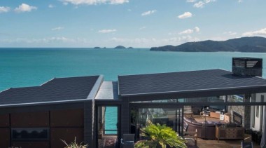 2013 ADNZ National Design Awards Winner - New cottage, estate, home, house, property, real estate, roof, teal, black