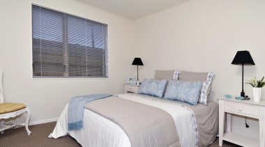 For more information, please visit www.gjgardner.co.nz bed frame, bedroom, ceiling, floor, home, interior design, property, real estate, room, wall, window, window covering, window treatment, gray