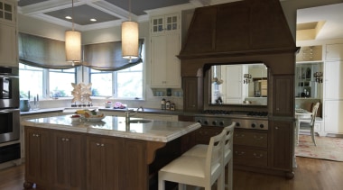 First Floor Update - Kitchen - cabinetry | cabinetry, countertop, cuisine classique, flooring, hardwood, interior design, kitchen, room, black, gray