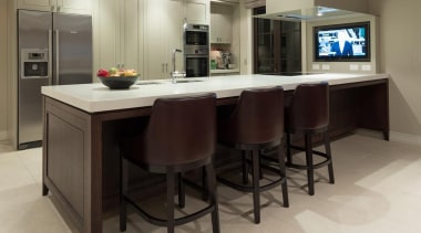 Mellons Bay 10 - cabinetry | countertop | cabinetry, countertop, floor, flooring, furniture, interior design, kitchen, table, gray, black