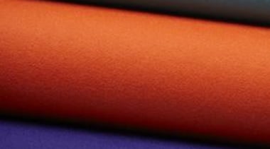 Cumulus - blue | close up | electric blue, close up, electric blue, material, orange, red, textile, red