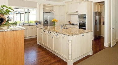 Mine Host - cabinetry | countertop | cuisine cabinetry, countertop, cuisine classique, floor, flooring, hardwood, interior design, kitchen, laminate flooring, room, wood, wood flooring, white