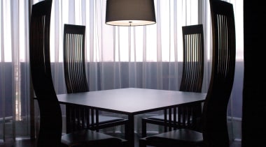 Pendant Light - Pendant Light - ceiling | ceiling, chair, dining room, furniture, interior design, room, table, window, black