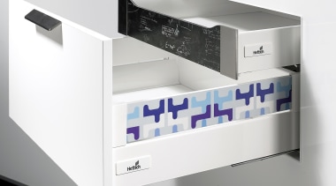 Personalise your kitchen! - Designfront and Designside Drawers furniture, product, product design, shelf, shelving, white, gray