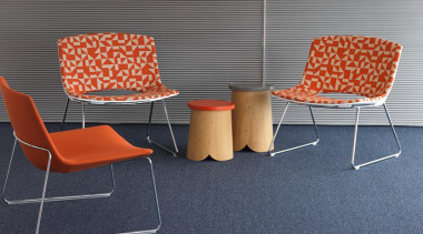 This low level loop pile has a great angle, chair, floor, flooring, furniture, hardwood, orange, outdoor furniture, product design, table, tile, wall, gray, blue