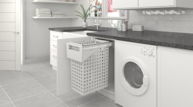 Tanova Simplex pull out laundry system options are clothes dryer, home appliance, kitchen, laundry, laundry room, major appliance, product, product design, room, washing machine, white