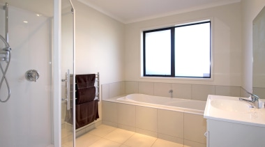 For more information, please visit www.gjgardner.co.nz bathroom, floor, home, interior design, property, real estate, room, sink, window, gray