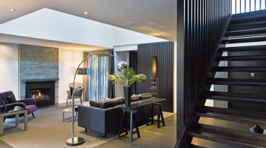 For more information, please visit www.gjgardner.co.nz architecture, ceiling, house, interior design, living room, real estate, black, gray