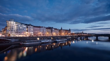The reinvented vaults gleam in Prague's early evening 