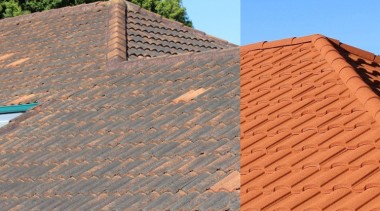 To Repair Or Re Roof 1 - brick brick, brickwork, facade, outdoor structure, roof, roofer, sky, wall, wood, wood stain, gray, orange