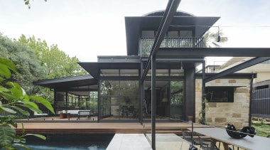 North elevation. - Framed perspective - 