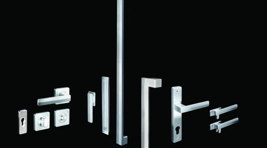 Designer range of hardware crafted from 316 marine-grade black and white, font, monochrome, product, black