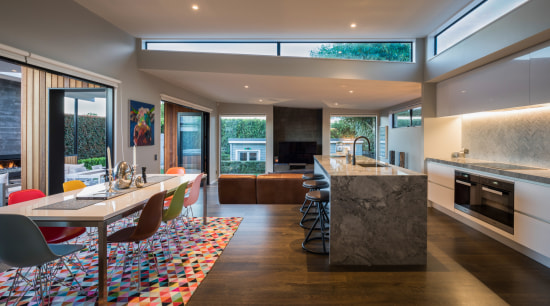 Winner – Creative Arch – 2018 TIDA New ceiling, house, interior design, kitchen, living room, real estate, room, brown, gray