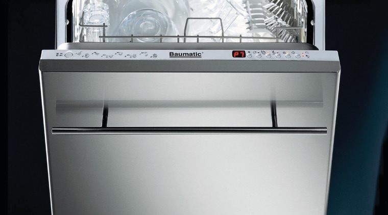 Baumatic fully integrated dishwasher. - Baumatic fully integrated dishwasher, gas stove, home appliance, kitchen appliance, kitchen stove, major appliance, product, product design, black