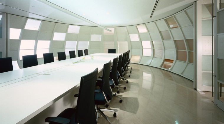 View of the meeting room, marble and limestone architecture, ceiling, conference hall, interior design, office, product design, gray, white