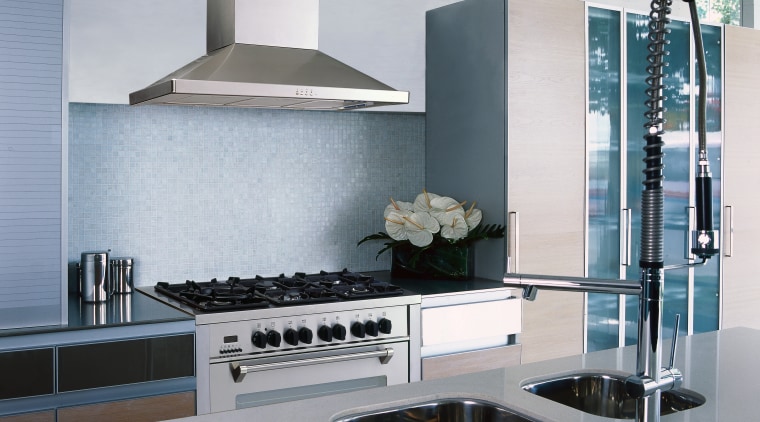 view of the delonghi stainless steel oven/hob and countertop, interior design, kitchen, product design, gray
