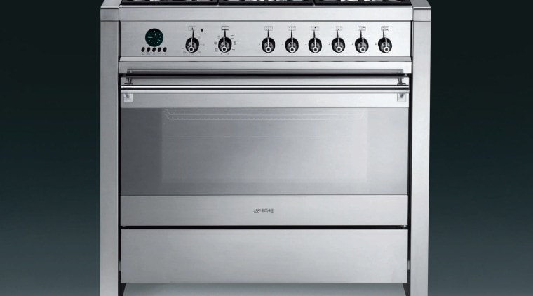view of this smeg oven and gas hob electronic instrument, gas stove, home appliance, kitchen appliance, kitchen stove, major appliance, product, product design, black, white