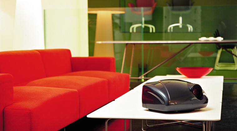 view from the back of the black domino angle, automotive design, chair, couch, design, floor, flooring, furniture, interior design, living room, product design, table, brown