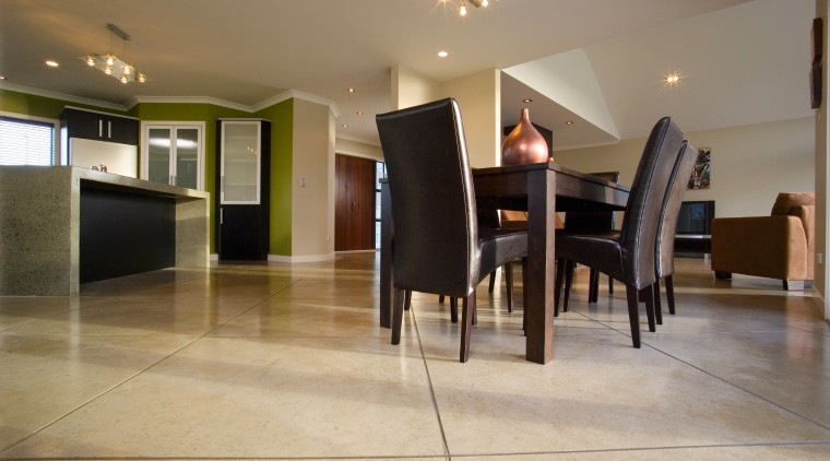 A view of the dining and kitchen areas, dining room, floor, flooring, hardwood, interior design, laminate flooring, lobby, property, real estate, room, table, tile, wall, wood, wood flooring, brown, orange