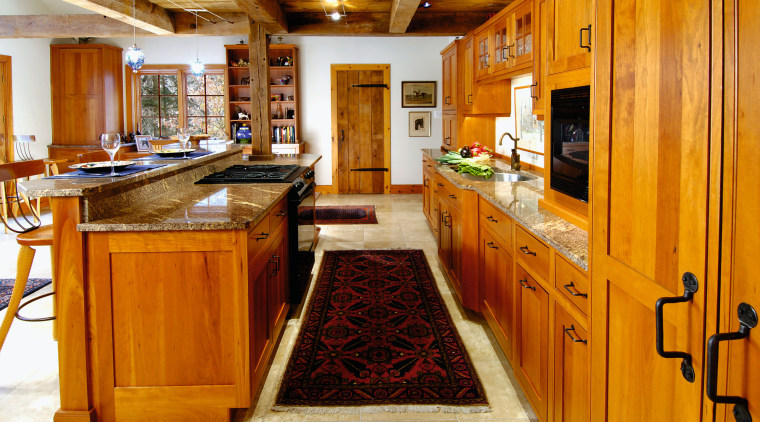 view of this kitchen designed by david stimmel cabinetry, countertop, cuisine classique, home, interior design, kitchen, real estate, room, wood, orange, brown